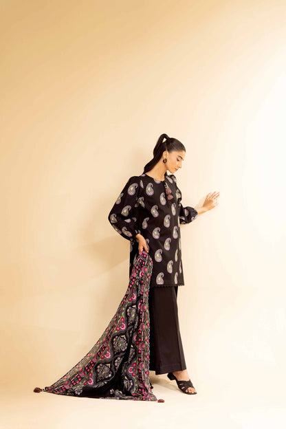Nishat | Cross Season Edit | 42501077 L Black Cambric