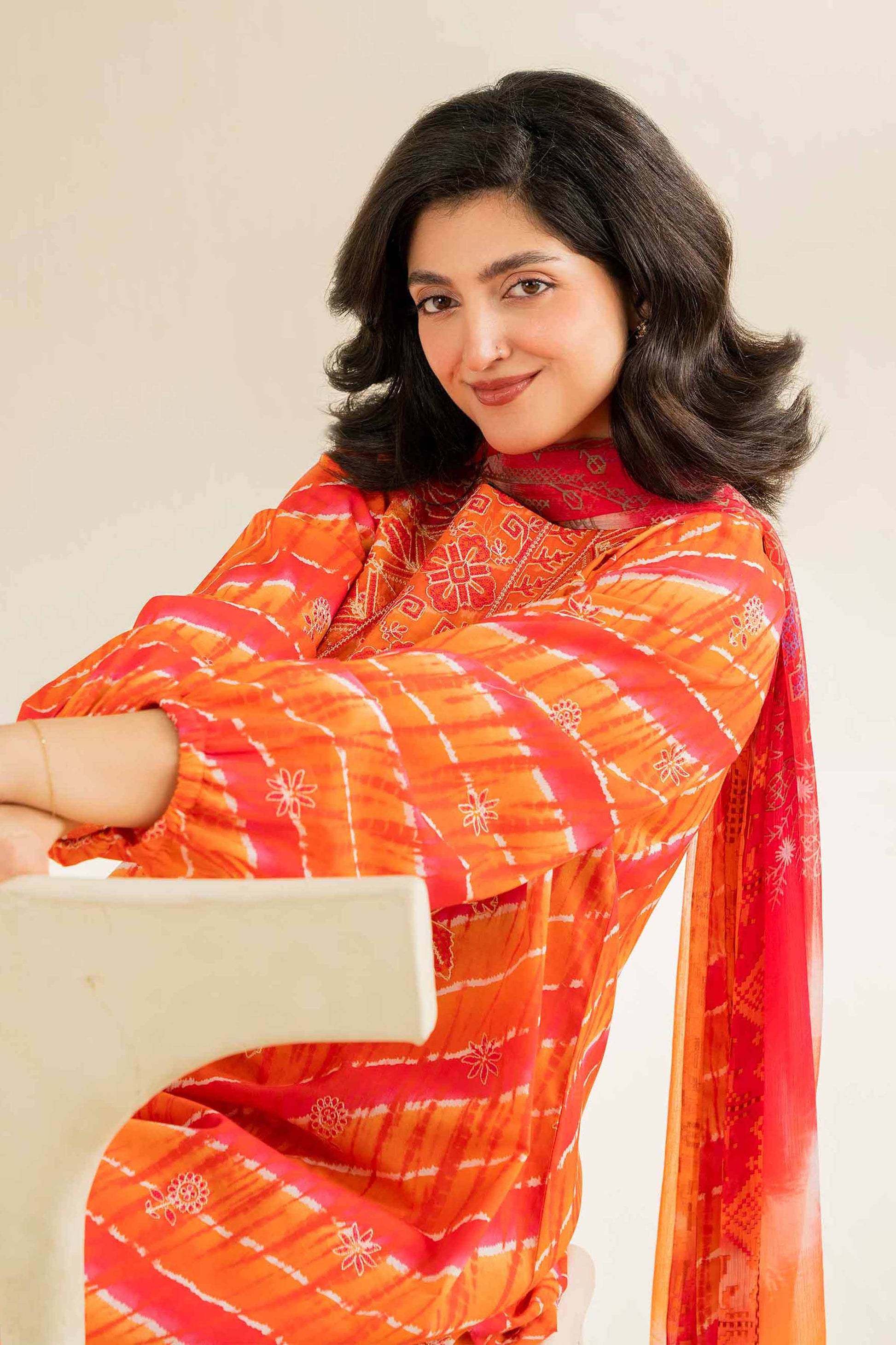 Nishat | Cross Season Edit | 42501081 L Orange Cambric