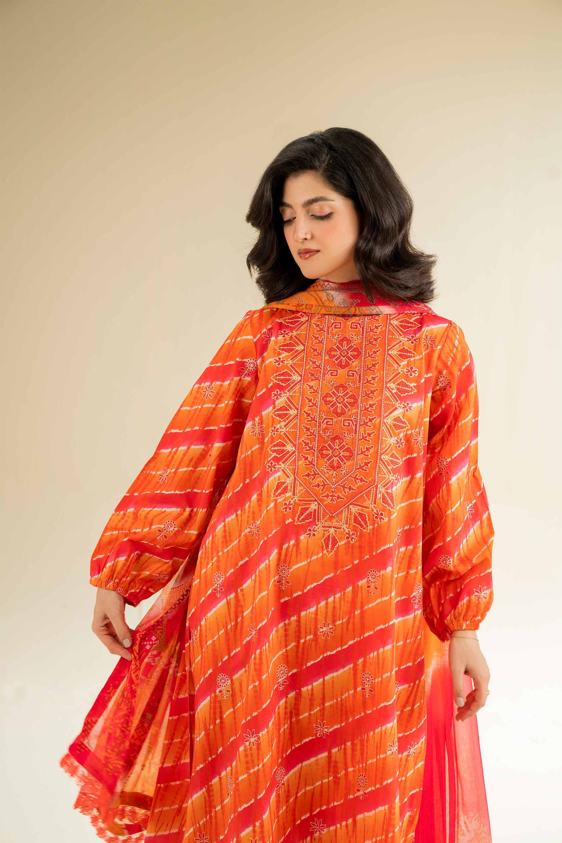 Nishat | Cross Season Edit | 42501081 M Orange Cambric