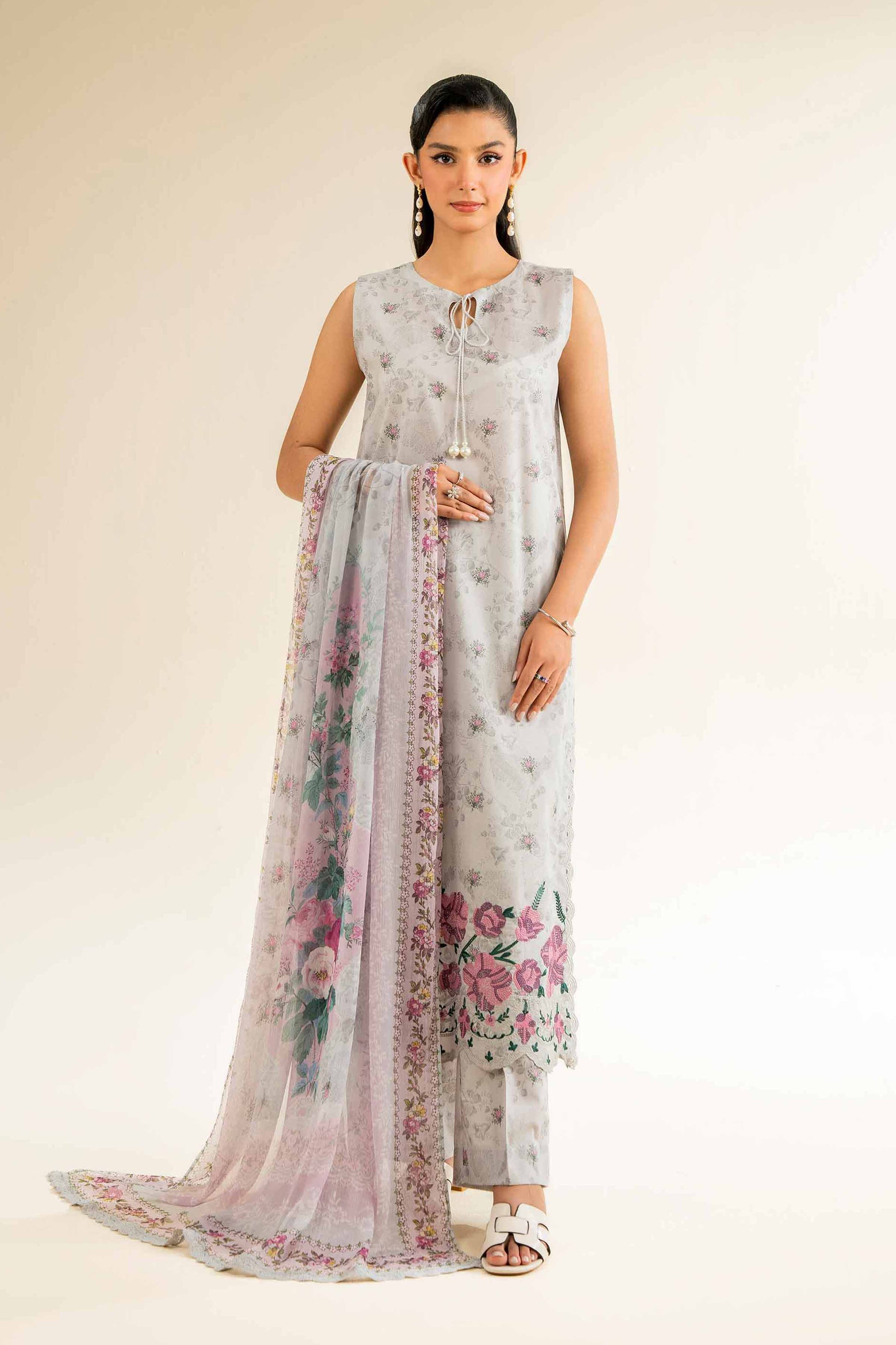 Nishat | Cross Season Edit | 42501083 XS Gray Cambric