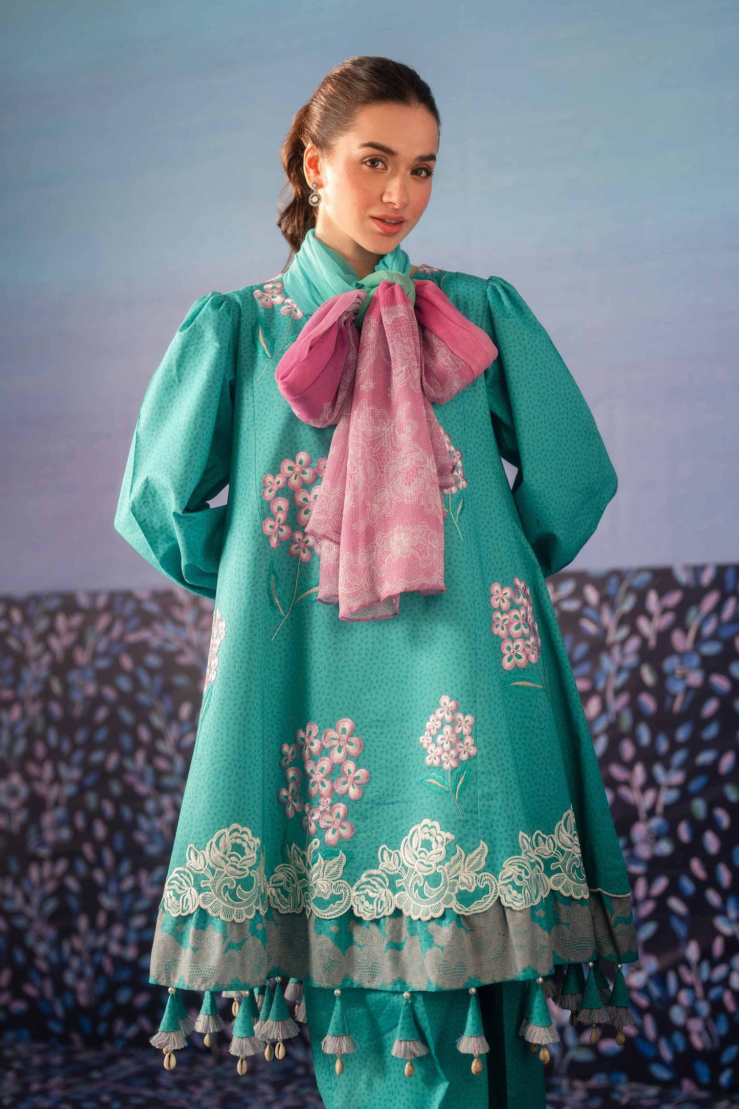 Nishat | Cross Season Edit | 42501086 M Teal Cambric