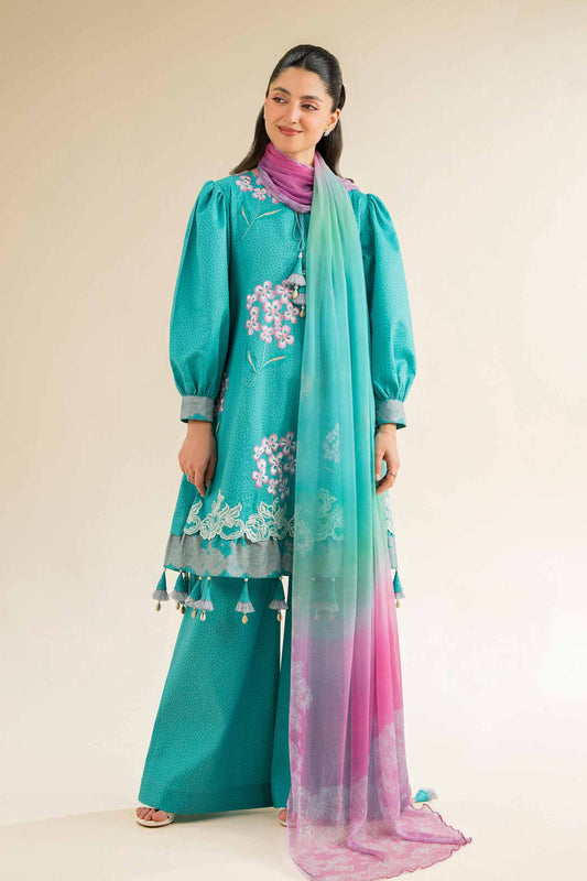 Nishat | Cross Season Edit | 42501086 XS Teal Cambric