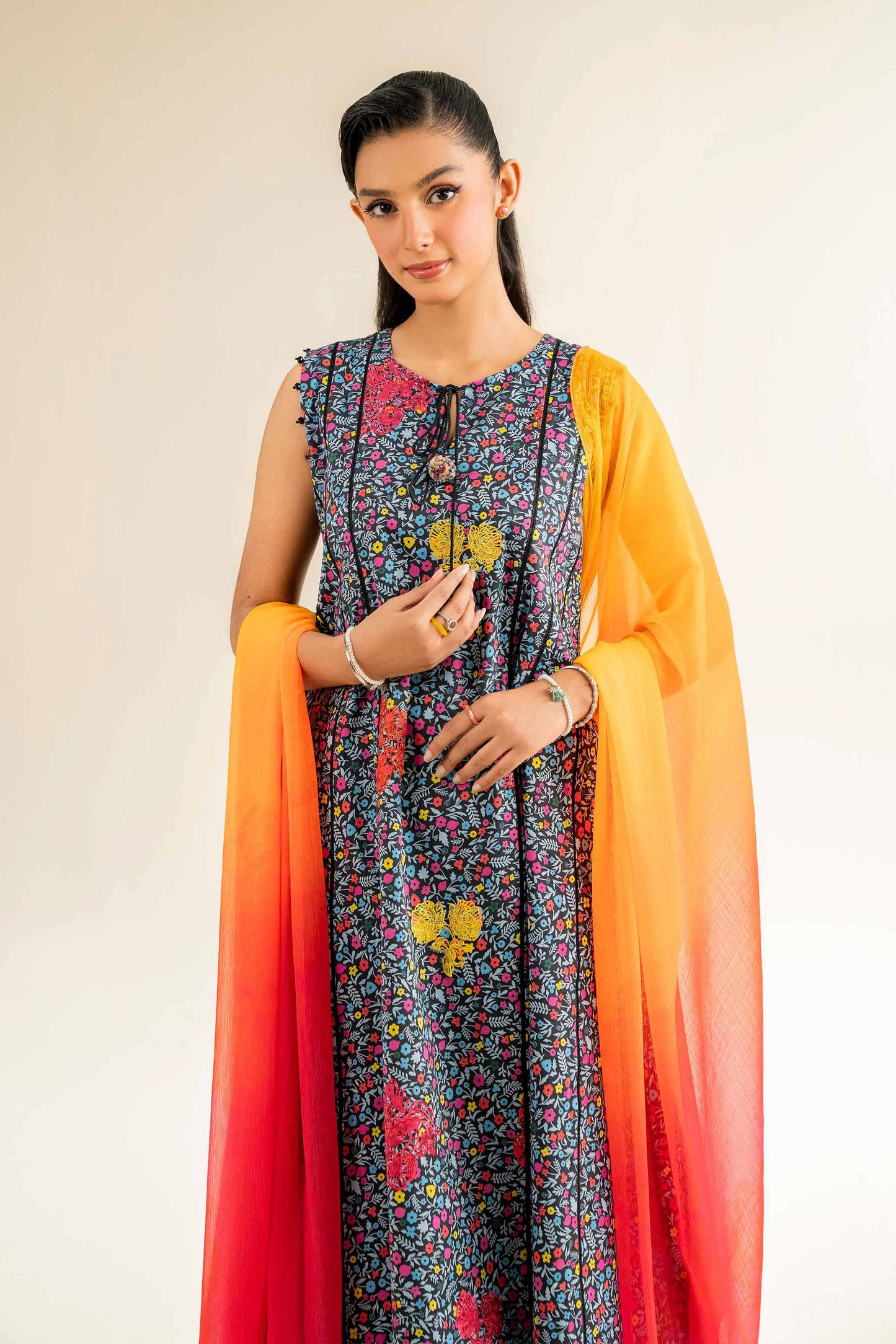 Nishat | Cross Season Edit | 42501087 L Black Cambric