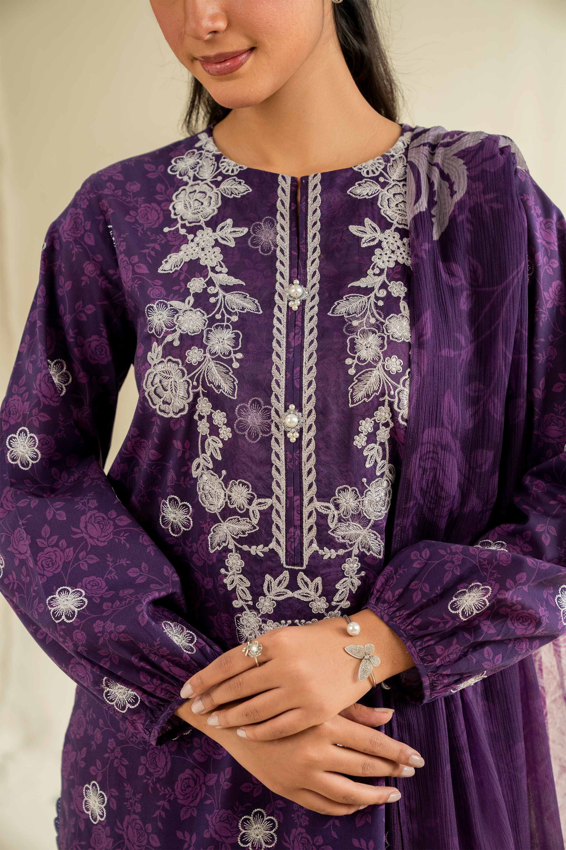 Nishat | Cross Season Edit | 42501088 M Purple Cambric