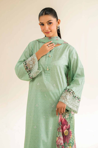Nishat | Cross Season Edit | 42501089 L Sage Green Cambric