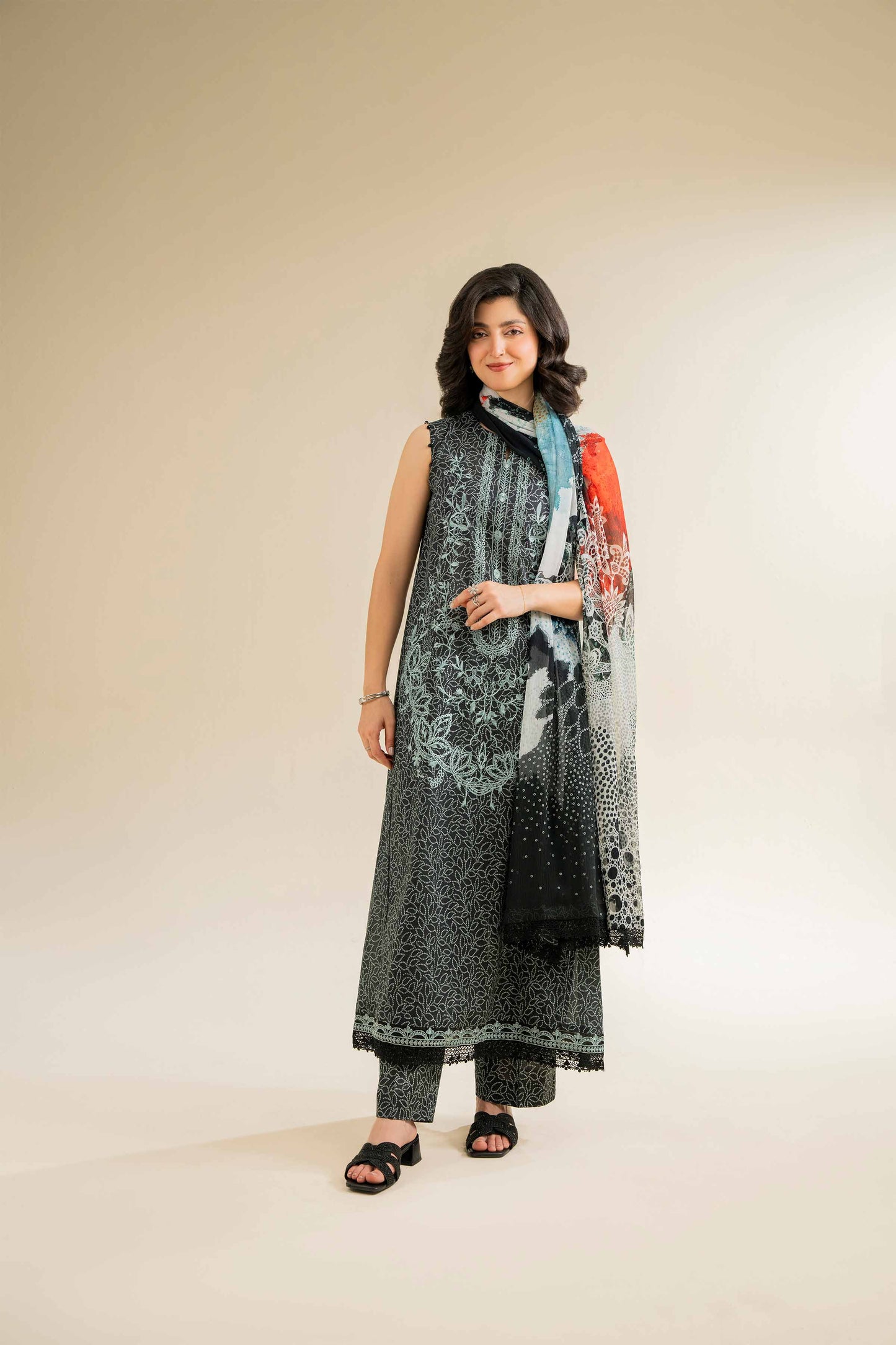 Nishat | Cross Season Edit | 42501090 XL Black Cambric