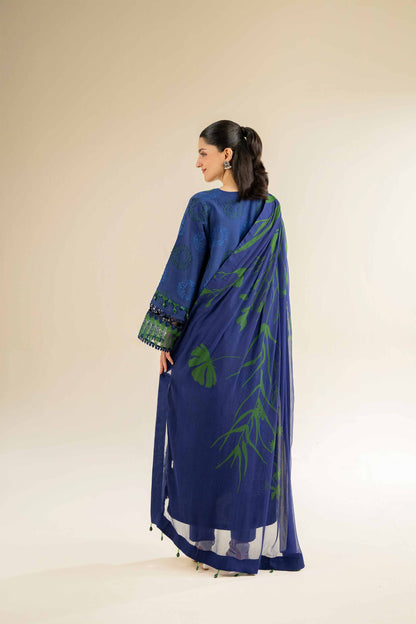 Nishat | Cross Season Edit | 42501091 S Blue Jacquard