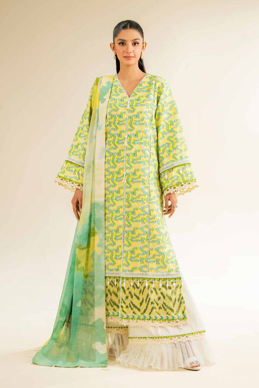 Nishat | Cross Season Edit | 42501092 XS Lime Jacquard