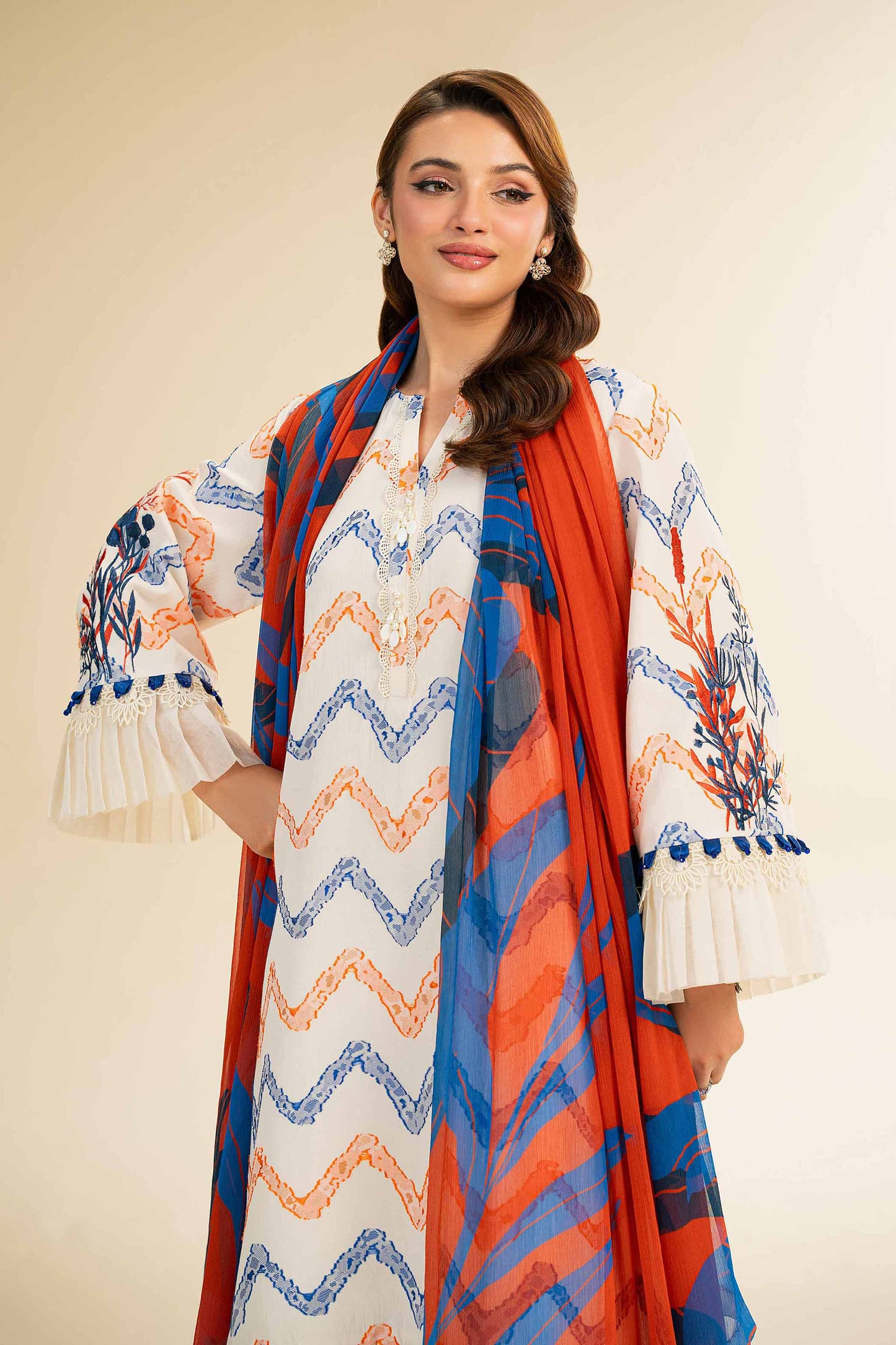 Nishat | Cross Season Edit | 42501093 M Off White Jacquard