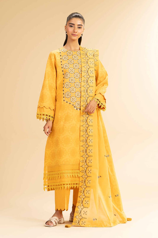 Nishat | Cross Season Edit | 42501100 XS Yellow Cotton