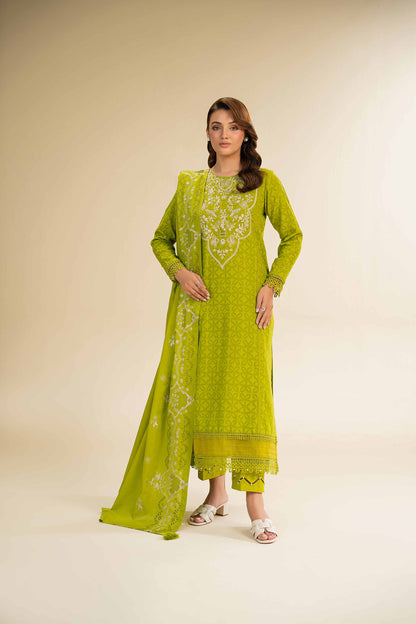 Nishat | Cross Season Edit | 42501101 L Green Cotton