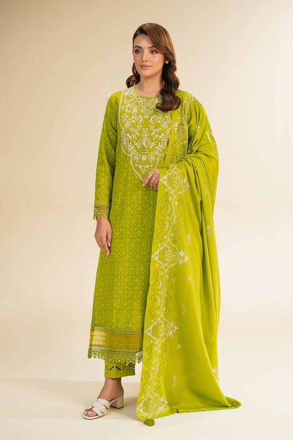 Nishat | Cross Season Edit | 42501101 XS Green Cotton
