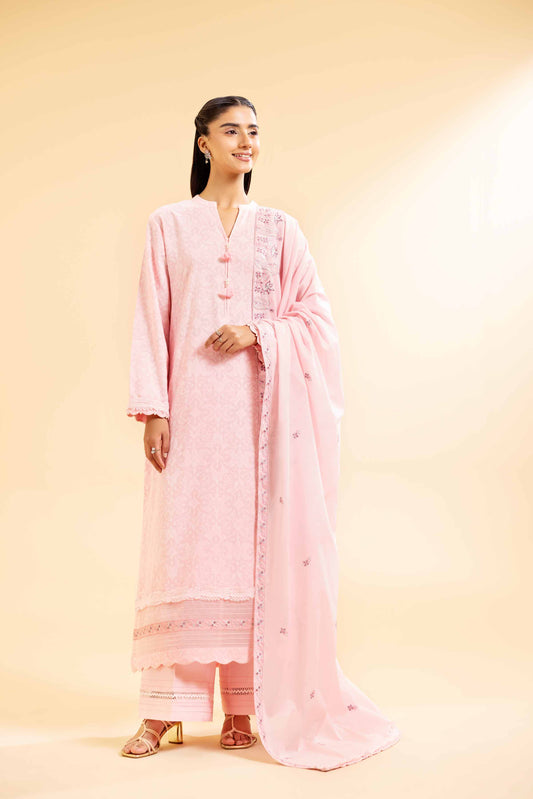 Nishat | Cross Season Edit | 42501105 XS Pink Cotton