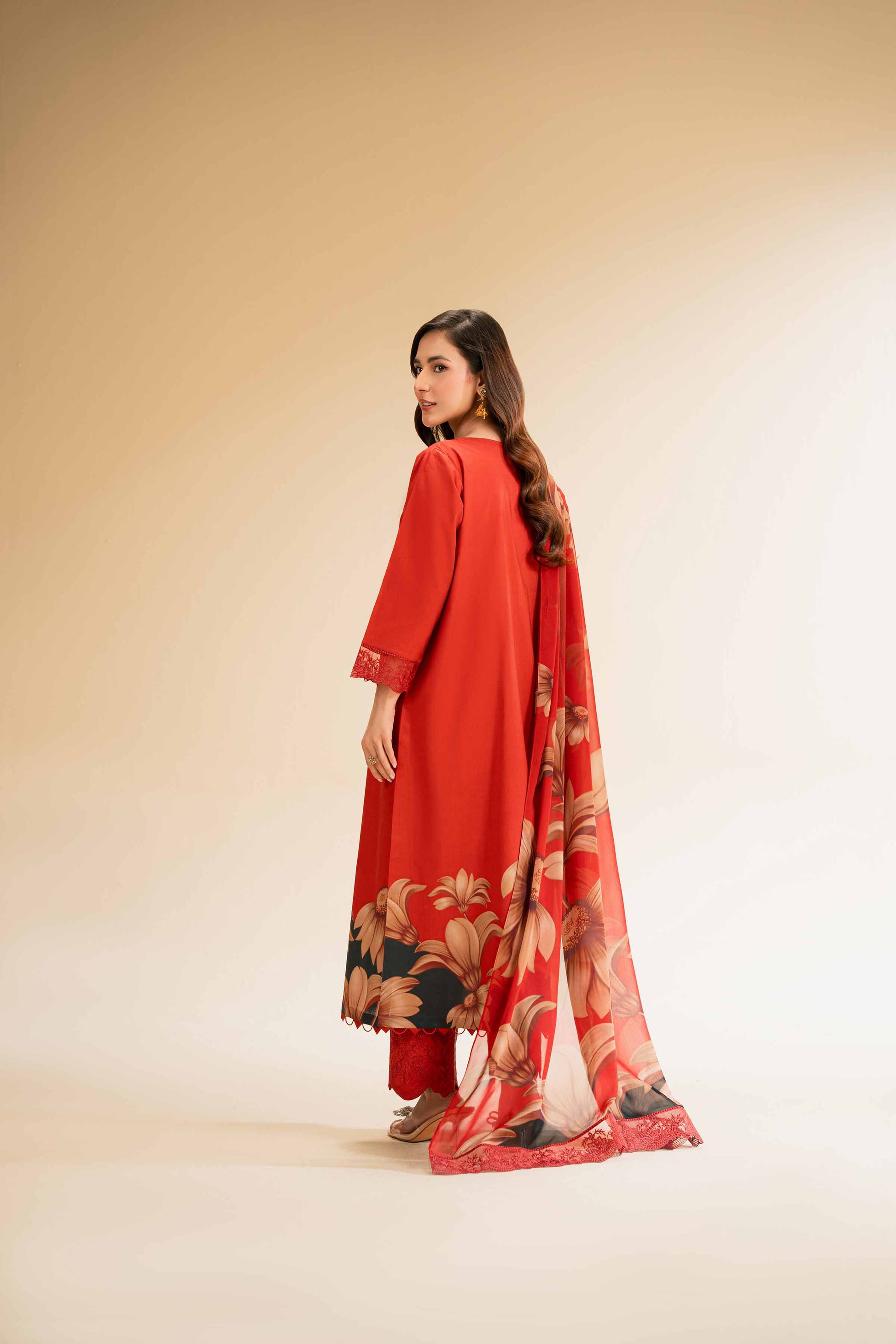 Nishat | Cross Season Edit | 42519165 S Red Cambric