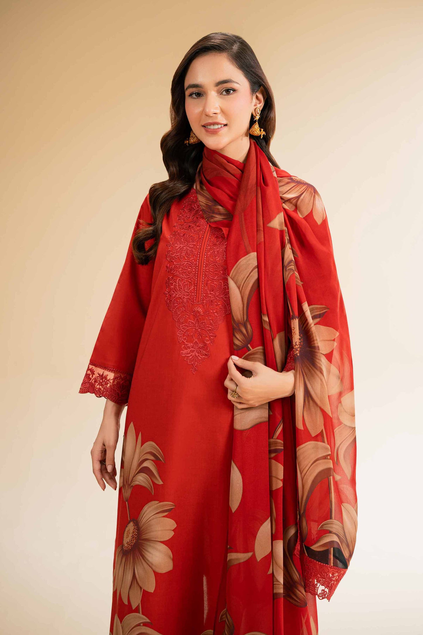 Nishat | Cross Season Edit | 42519165 M Red Cambric