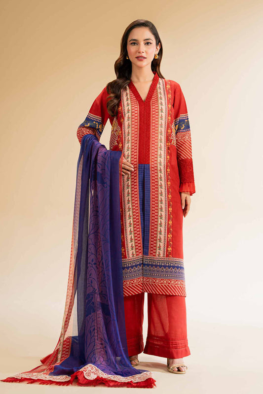 Nishat | Cross Season Edit | 42519396 XS Red Lawn