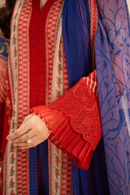 Nishat | Cross Season Edit | 42519396 M Red Lawn