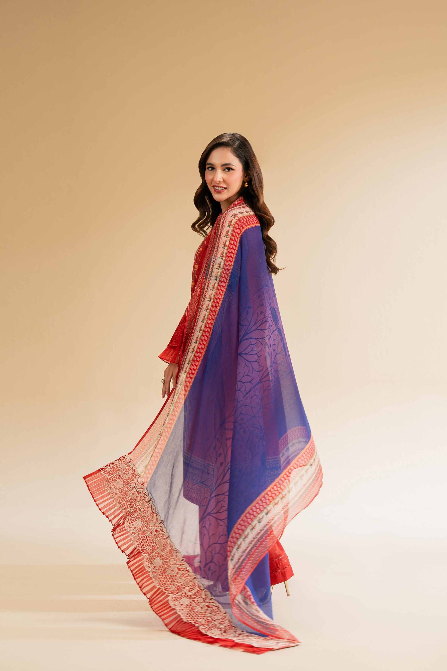 Nishat | Cross Season Edit | 42519396 XL Red Lawn