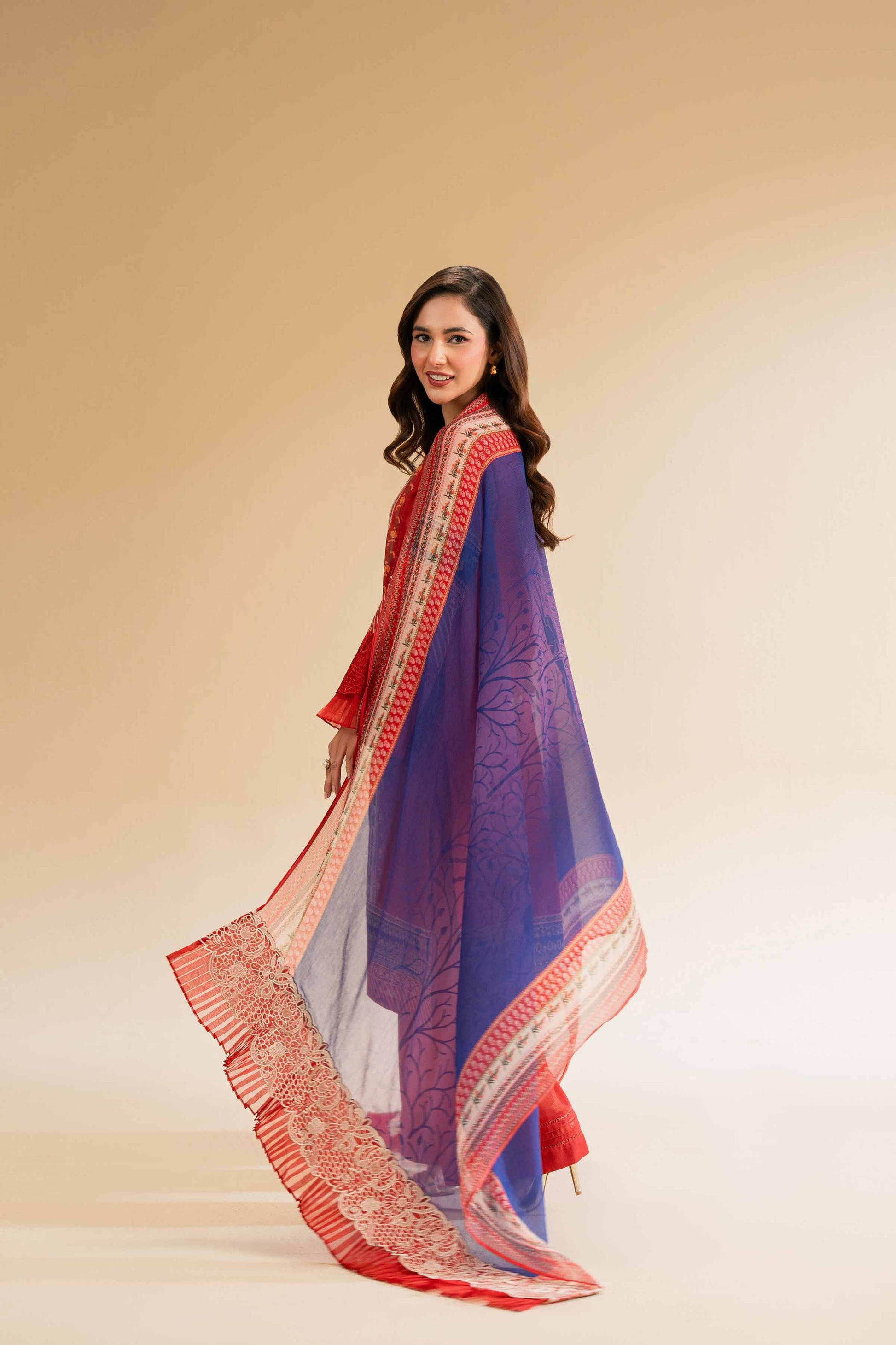 Nishat | Cross Season Edit | 42519396 XL Red Lawn