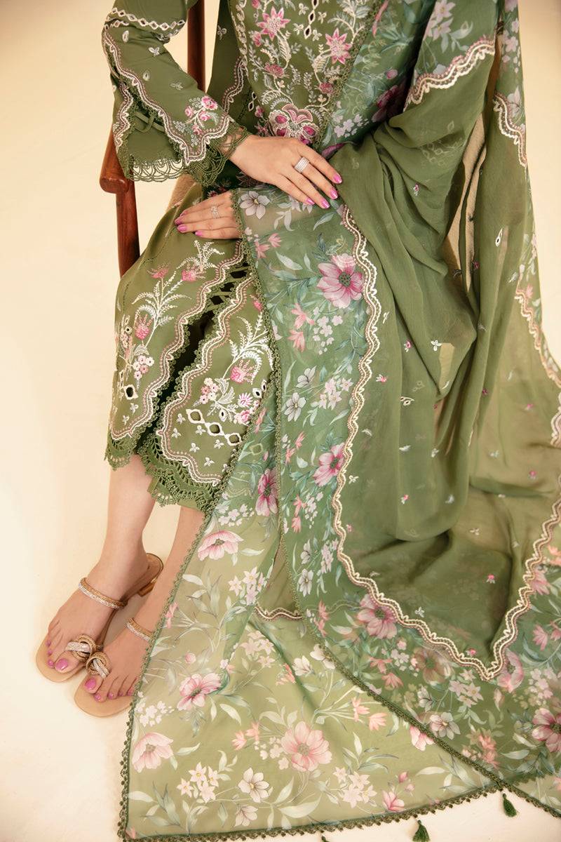 Qalamkar | Qlinekari Luxury Lawn | SQ-14 SEMAL - Pakistani Designer Dress - by Qalamkar | Type: Luxury - 100% Original at Saira Sultan
