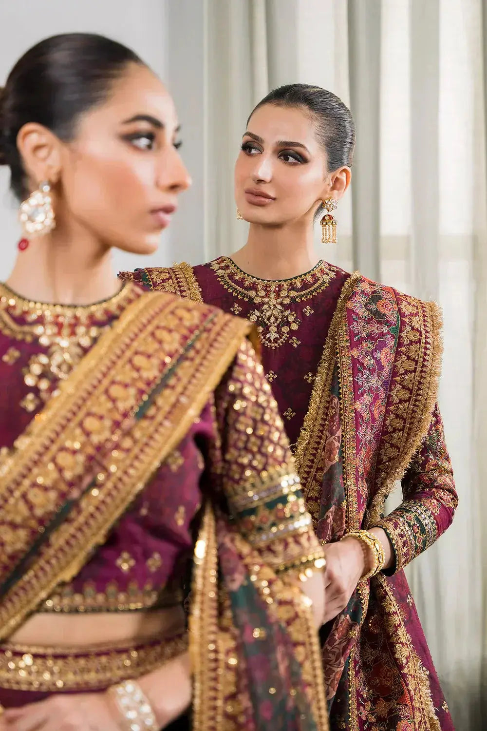 Baroque | Chantelle Embroidered Collection | CH12-03 - Pakistani Designer Dress - by Baroque | Type: Bridal - 100% Original at Saira Sultan