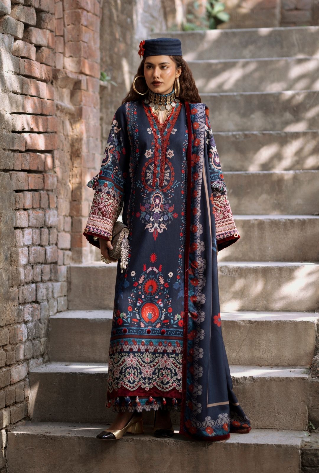 AJR Couture | Sard Sham | Nilofer by AJR Couture - Designer Dress - Type : Ladies Clothes - Available at Saira Sultan - 100% Original 