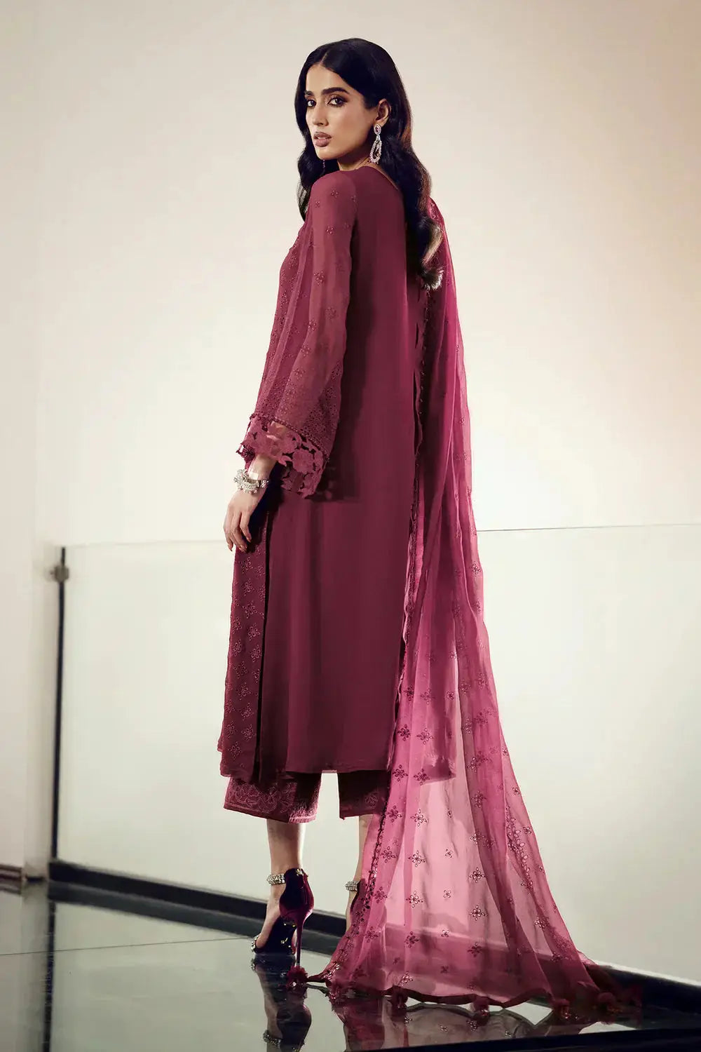 Baroque | Formals Collection | UF-506 - Pakistani Designer Dress - by Baroque | Type: Formal - 100% Original at Saira Sultan