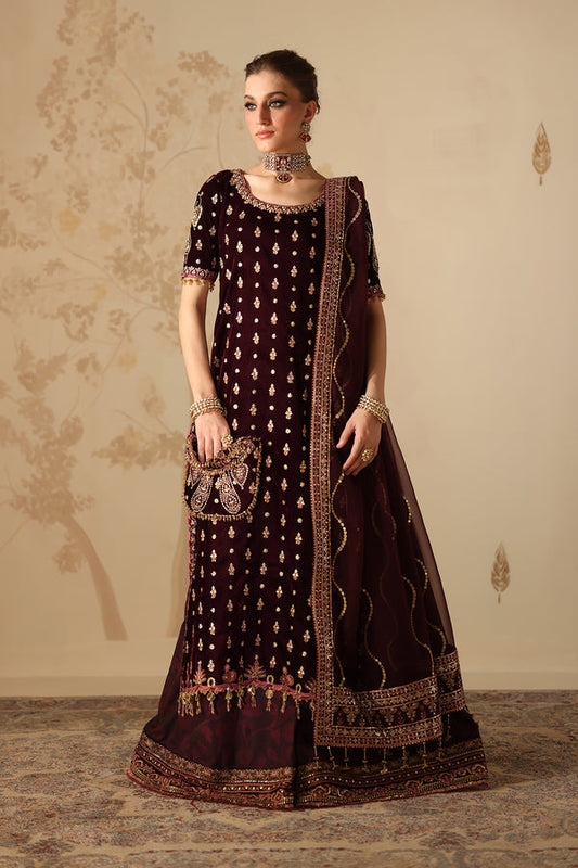 Baroque | Velvet 25 | UF-4313 by Baroque - Designer Dress  - Type : Ladies Clothes - Available at Saira Sultan - 100% Original 
