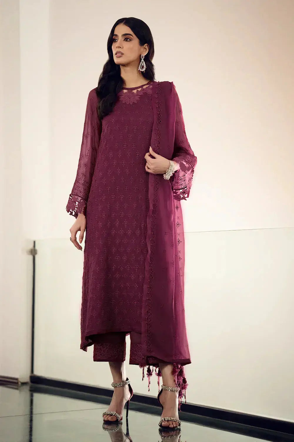 Baroque | Formals Collection | UF-506 - Pakistani Designer Dress - by Baroque | Type: Formal - 100% Original at Saira Sultan