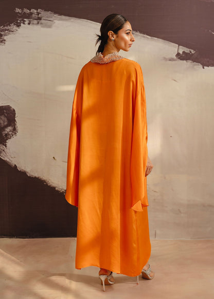 Mahgul | Eye of Cemal | Mandarin Glow S Orange Grip Silk