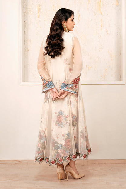 Baroque | Luxury Pret 25 | EMBROIDERED CHIFFON PR-1053 - Pakistani Designer Dress - by Baroque - Type : Ladies Clothes - 100% Original at Saira Sultan