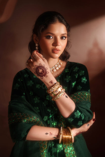 Iznik | Velvet 25 | IV-60 Embroidered Velvet by Iznik - Designer Dress - Type : Ladies Clothes - Available at Saira Sultan - 100% Original 