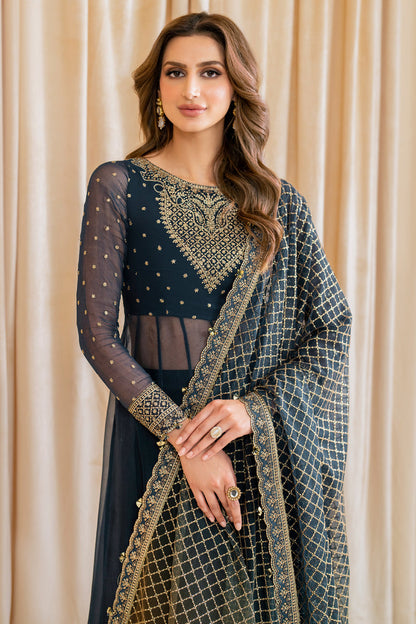 Jazmin | Formals Collection | CHIFFON UC-3047 - Pakistani Designer Dress - by Jazmin | Type: Formal - 100% Original at Saira Sultan