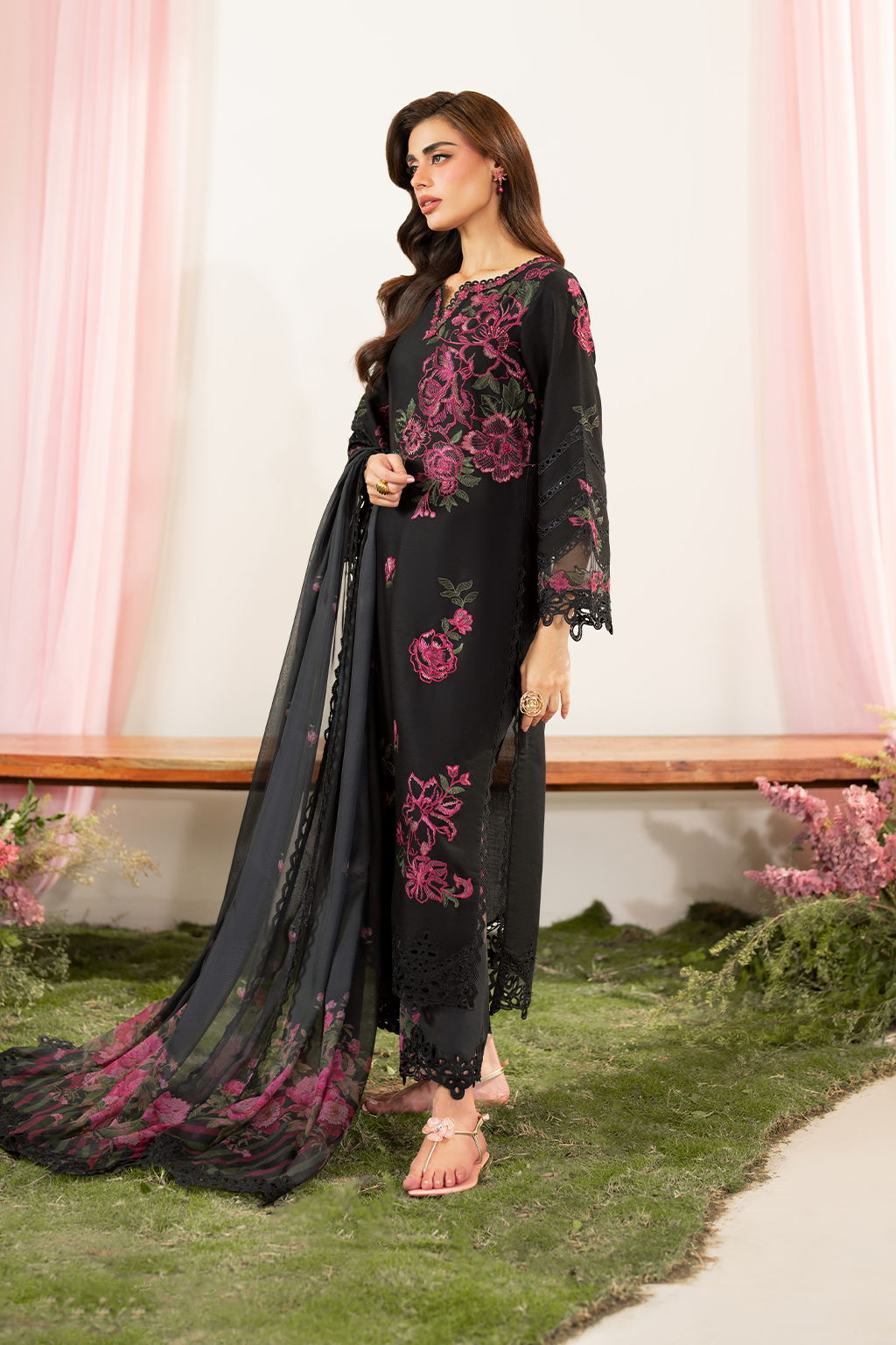 Iznik | Festive Edition | IFE-06 S Black Lawn