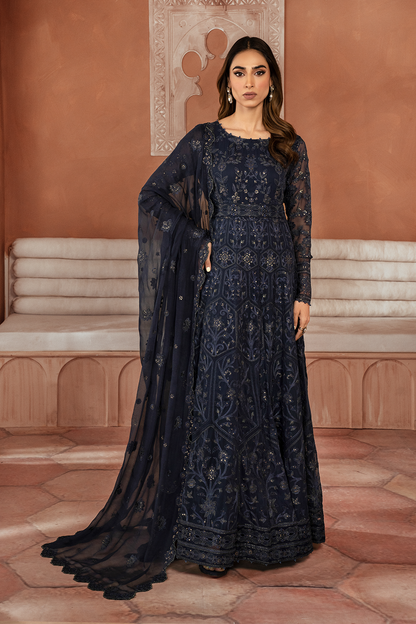 Iznik | Chiffon Kari | ICK-07 Embroidered Chiffon - Pakistani Designer Dress - by Iznik | Type: Bridal - 100% Original at Saira Sultan