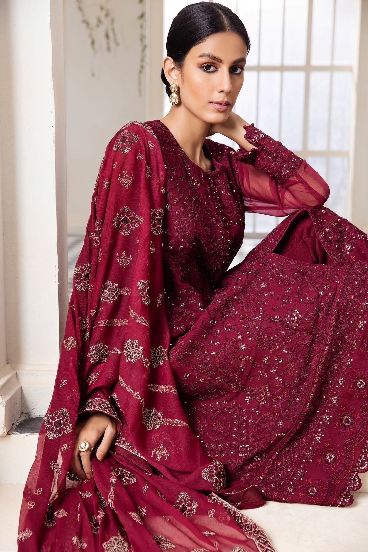 Xenia Formals | Raahi Luxury Formals | FLORENCE - Pakistani Designer Dress - by Xenia Formals | Type: Formal - 100% Original at Saira Sultan