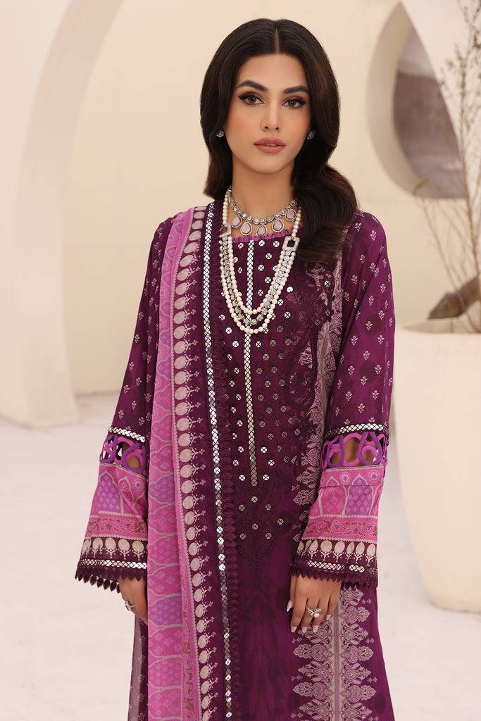 Charizma | Naranji Embroidered Lawn 24 | CN4-003 - Pakistani Designer Dress - by Charizma | Type: Luxury - 100% Original at Saira Sultan