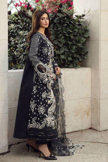 Qalamkar | Festive Lawn 2024 | PS-07 HAMNA - Pakistani Designer Dress - by Qalamkar | Type: Luxury - 100% Original at Saira Sultan