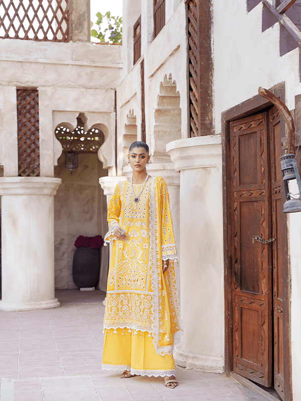 Zebtan | Zeenat Luxury Lawn Eid Collection | ZL 08 - Pakistani Designer Dress - by Zebtan | Type: Luxury - 100% Original at Saira Sultan