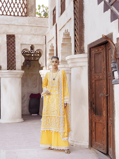 Zebtan | Zeenat Luxury Lawn Eid Collection | ZL 08 - Pakistani Designer Dress - by Zebtan | Type: Luxury - 100% Original at Saira Sultan