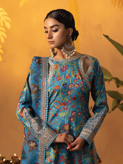 Faiza Faisal | Signature Pret Eid Edit | Oceane - Pakistani Designer Dress - by Faiza Faisal | Type: Luxury - 100% Original at Saira Sultan
