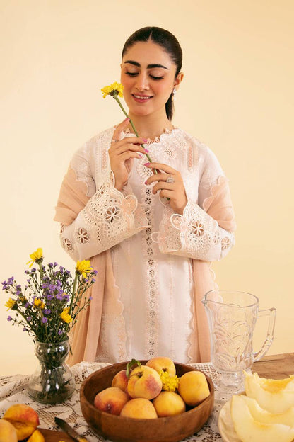Qalamkar | Qlinekari Luxury Lawn | SQ-07 CARMIN - Pakistani Designer Dress - by Qalamkar | Type: Luxury - 100% Original at Saira Sultan