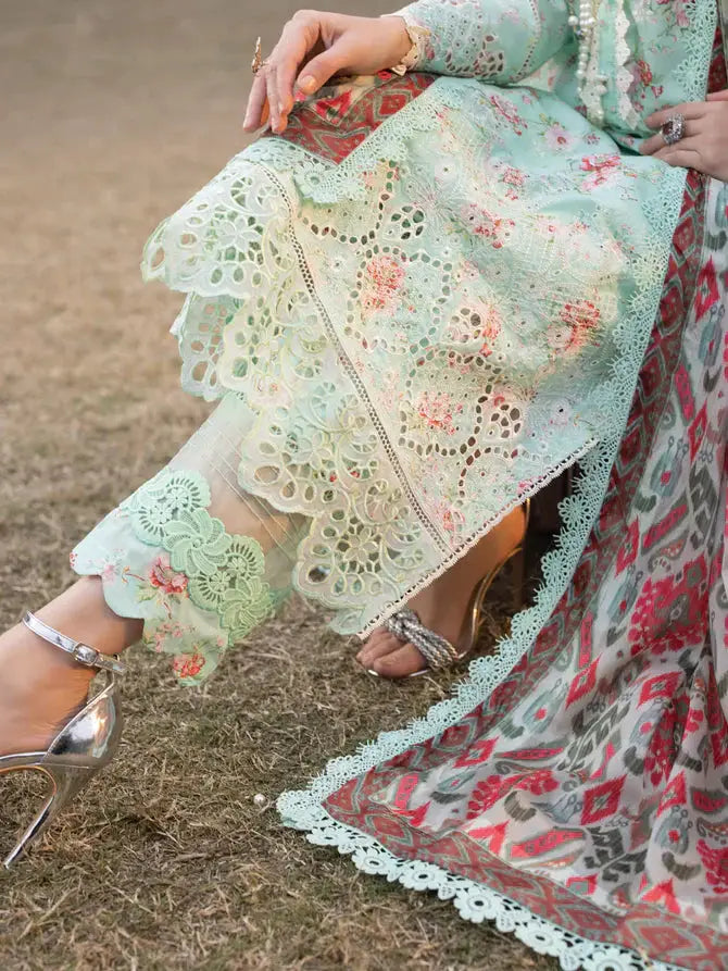 Faiza Faisal | Maya Luxury Lawn | Julia - Pakistani Designer Dress - by Faiza Faisal | Type: Luxury - 100% Original at Saira Sultan