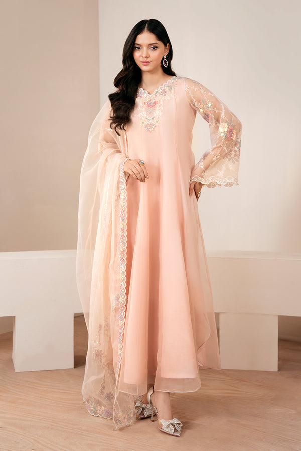 Baroque | Luxury Pret 25 | EMBROIDERED CHIFFON PR-1054 - Pakistani Designer Dress - by Baroque - Type : Ladies Clothes - 100% Original at Saira Sultan