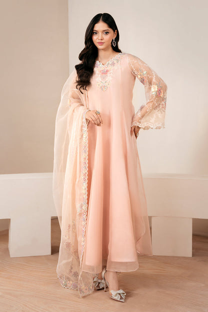 Baroque | Luxury Pret 25 | EMBROIDERED CHIFFON PR-1054 - Pakistani Designer Dress - by Baroque - Type : Ladies Clothes - 100% Original at Saira Sultan
