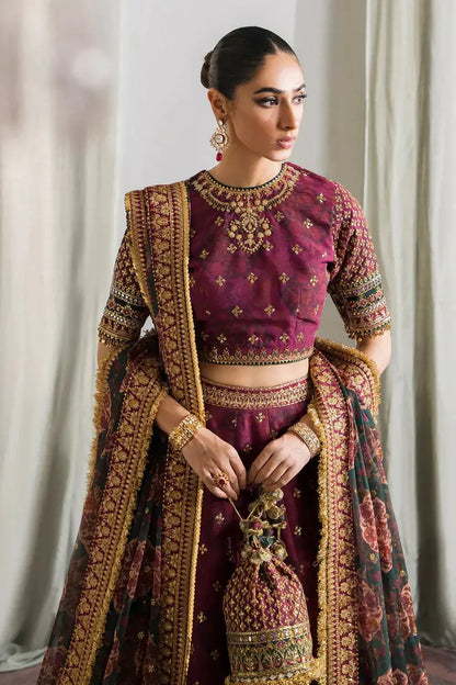 Baroque | Chantelle Embroidered Collection | CH12-03 - Pakistani Designer Dress - by Baroque | Type: Bridal - 100% Original at Saira Sultan