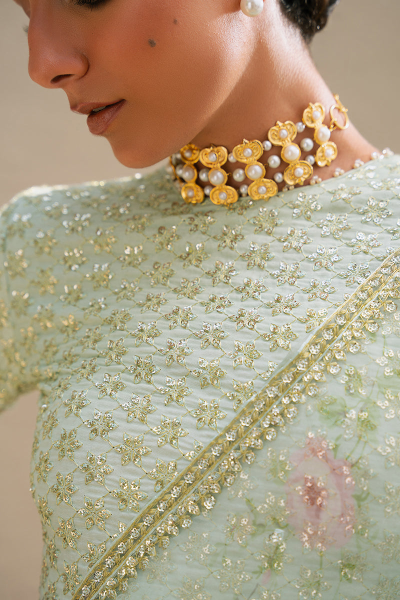 Cross Stitch | Wedding Collection 24 | TRANQUIL HAZE - Pakistani Designer Dress - by Cross Stitch | Type: Formal - 100% Original at Saira Sultan