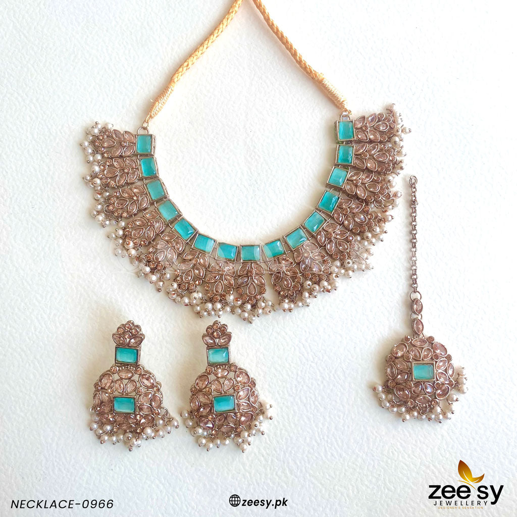Necklace-0966 Mint Green