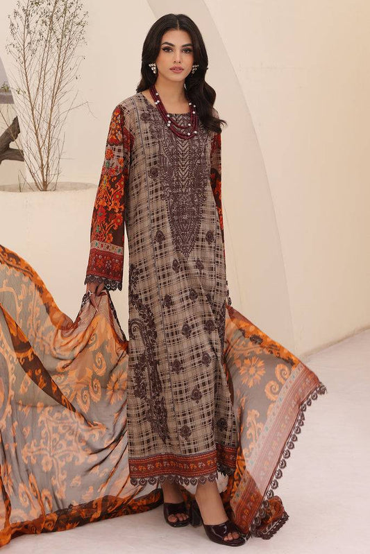 Charizma | Naranji Embroidered Lawn 24 | CN4-010 - Pakistani Designer Dress - by Charizma | Type: Luxury - 100% Original at Saira Sultan