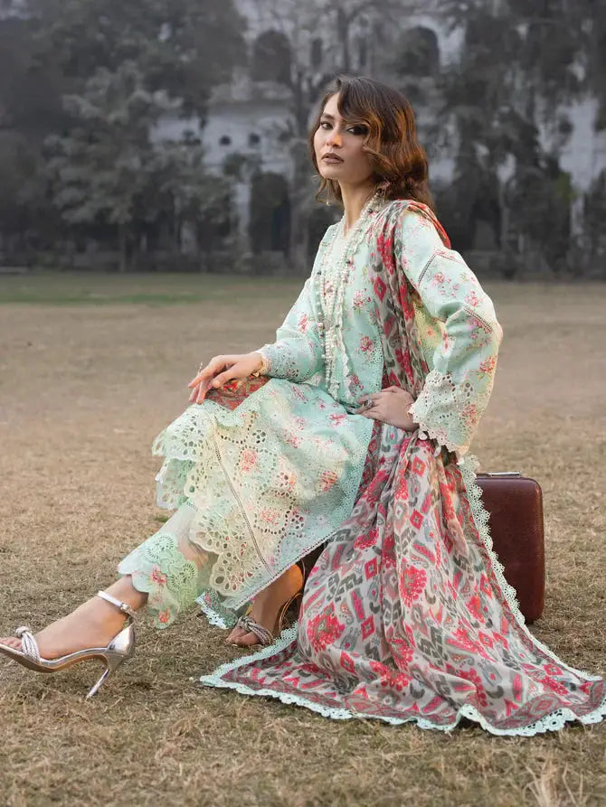 Faiza Faisal | Maya Luxury Lawn | Julia - Pakistani Designer Dress - by Faiza Faisal | Type: Luxury - 100% Original at Saira Sultan